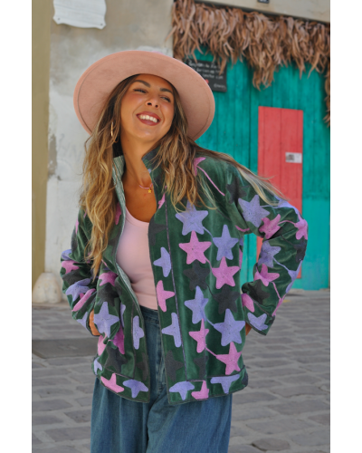 Chaqueta Sanvi Stars Boho