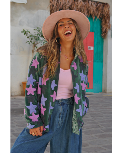 Chaqueta Sanvi Stars Boho