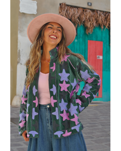 Chaqueta Sanvi Stars Boho