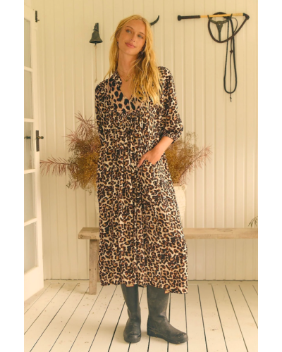 Leopard Boheme Maxi