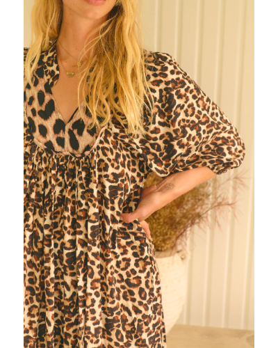 Leopard Boheme Maxi