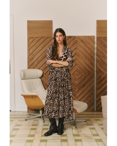 Leopard Boheme Maxi