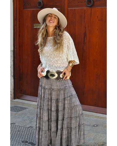 Falda Aline Dot