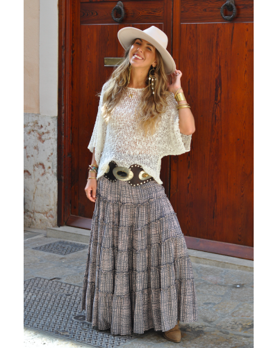 Falda Aline Dot