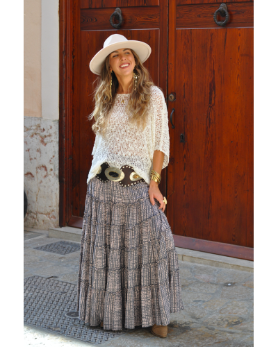 Falda Aline Dot