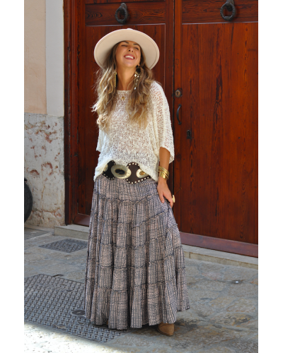 Falda Aline Dot