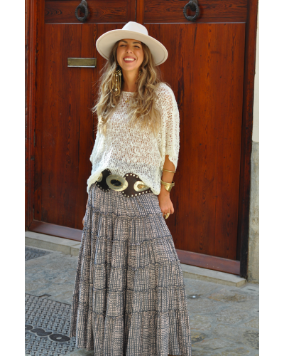 Falda Aline Dot