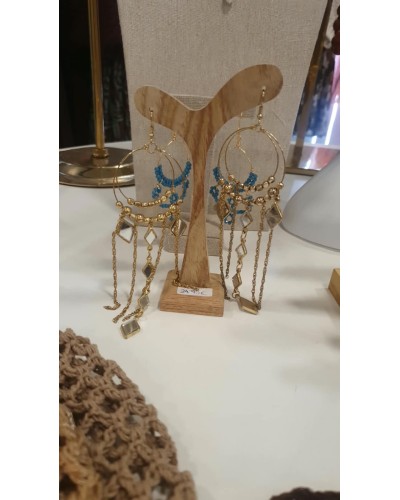 Pendientes Cristales Boho