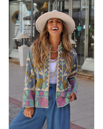 Chaqueta Boho Elefantes