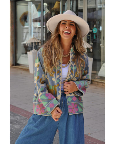 Chaqueta Boho Elefantes