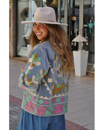 Chaqueta Boho Elefantes