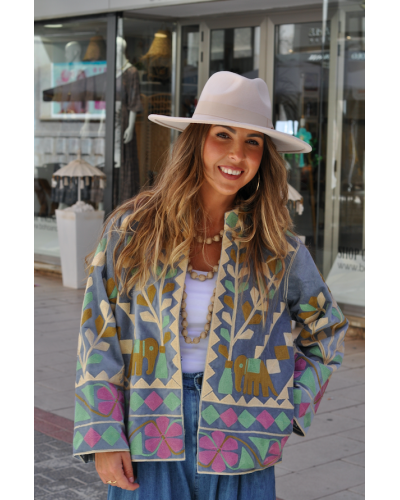 Chaqueta Boho Elefantes