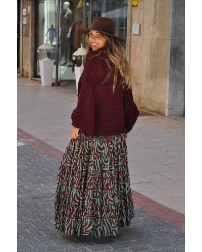 Falda Aline Military