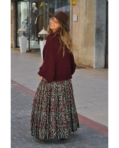 Falda Aline Military
