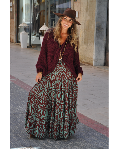Falda Aline Military