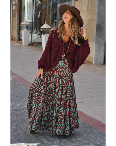 Falda Aline Military