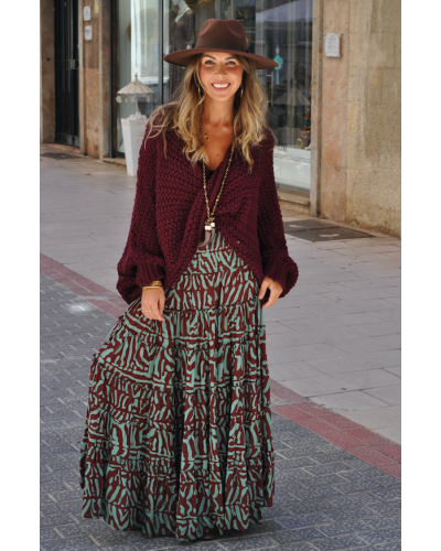 Falda Aline Military