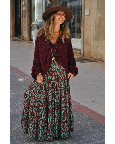 Falda Aline Military