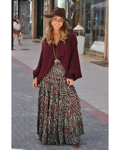 Falda Aline Military