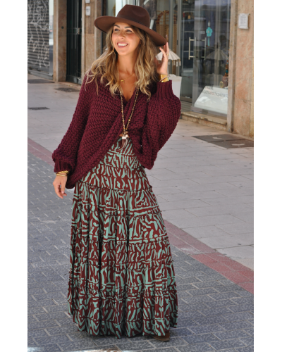 Falda Aline Military