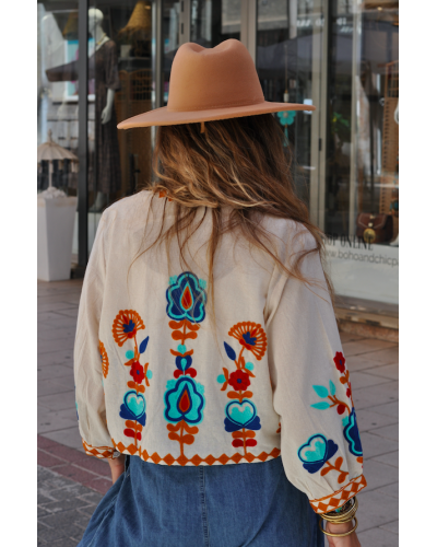 Chaqueta Mera Blanco Crudo