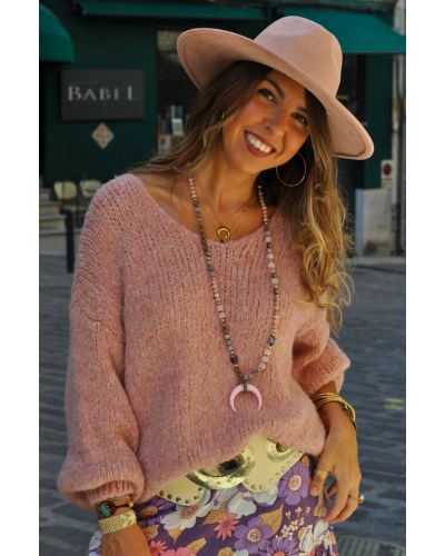 Pink Teddy sweater