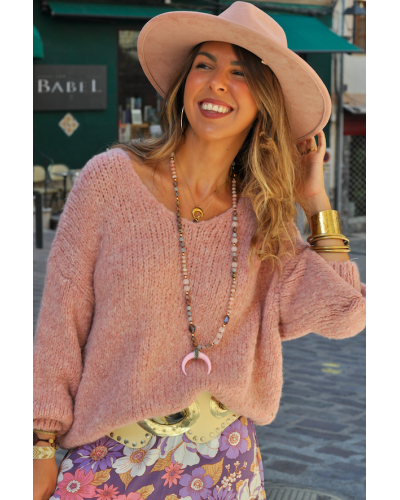 Pink Teddy sweater