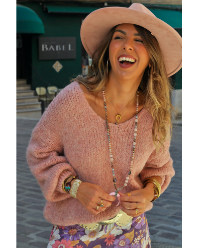 Pink Teddy sweater