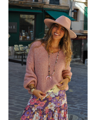 Pink Teddy sweater