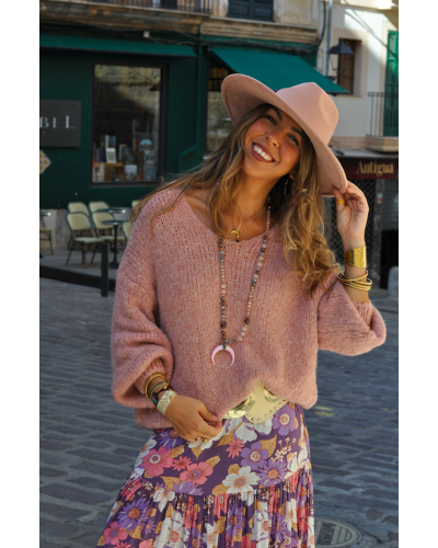 Pink Teddy sweater
