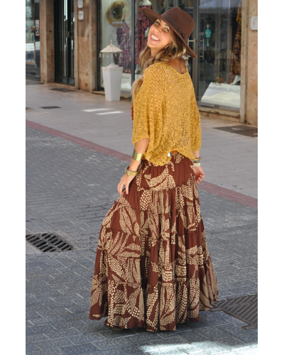Falda Aline Brown