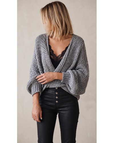 Jersey Nudo Gris Claro
