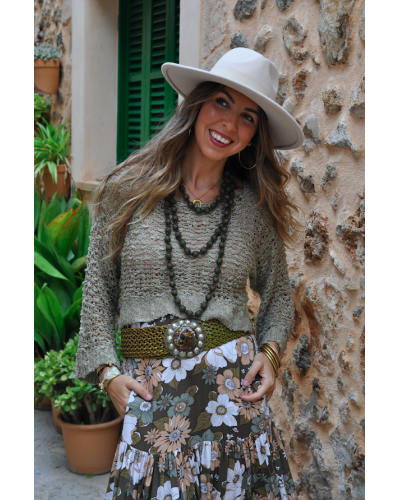 Crop Top Nemea Army