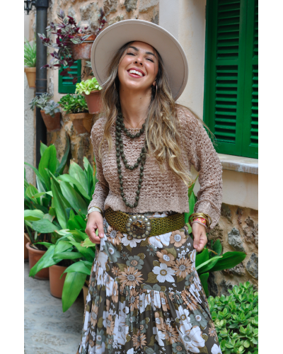 Crop Top Nemea Camel