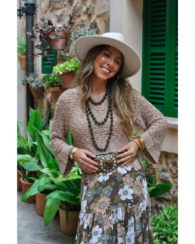 Crop Top Nemea Camel