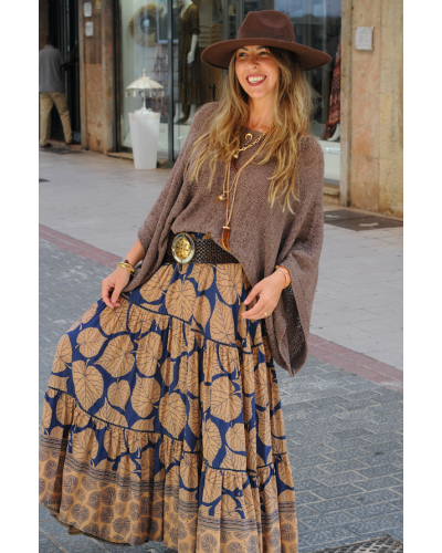 Falda Lace Waru Camel