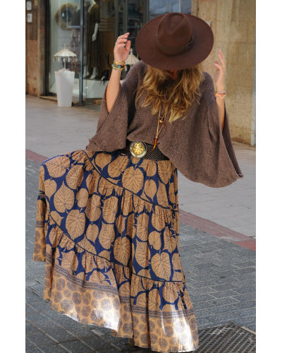 Falda Lace Waru Camel