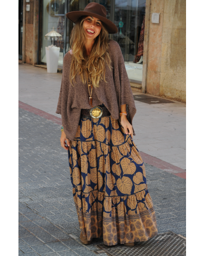 Falda Lace Waru Camel