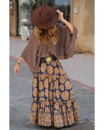 Falda Lace Waru Camel