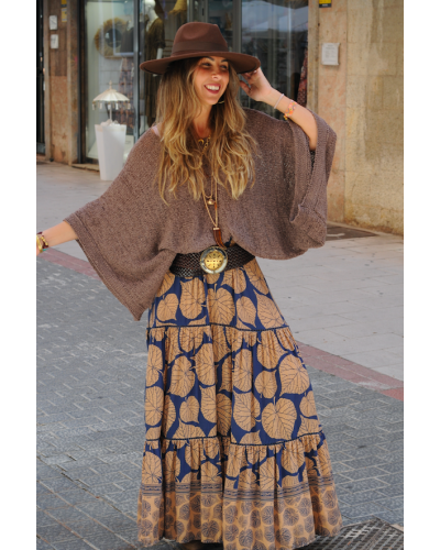 Falda Lace Waru Camel