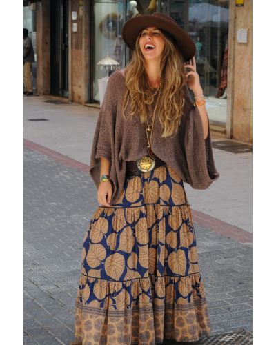 Falda Lace Waru Camel