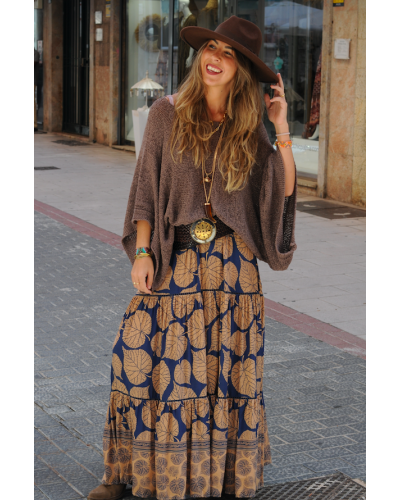 Falda Lace Waru Camel