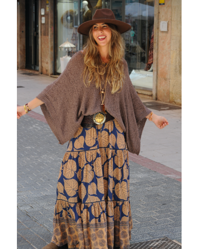 Falda Lace Waru Camel