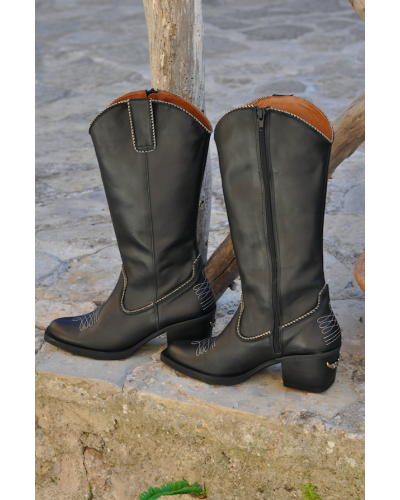 Bota Sauvage Negro