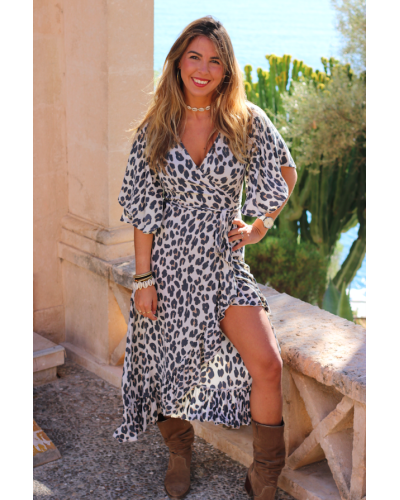 Vestido Shana Leopard