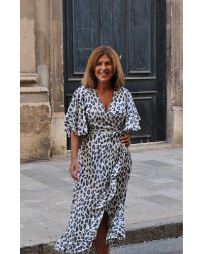 Vestido Shana Leopard