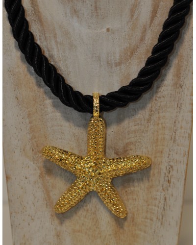 Collar Negro Estrella