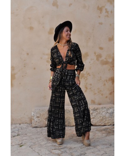 Gipsy Long Pant Black