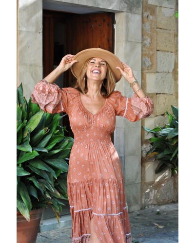 Vestido Denisse Camels