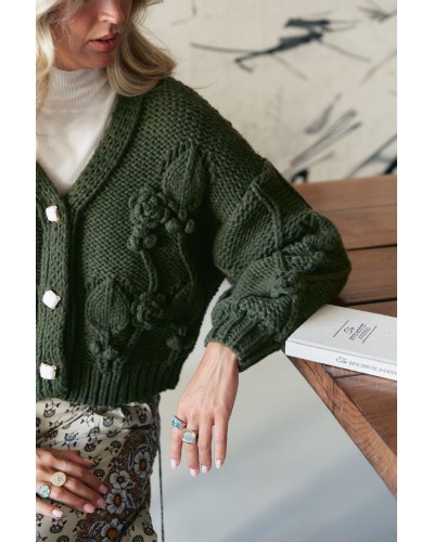 Cardigan Cozy Green